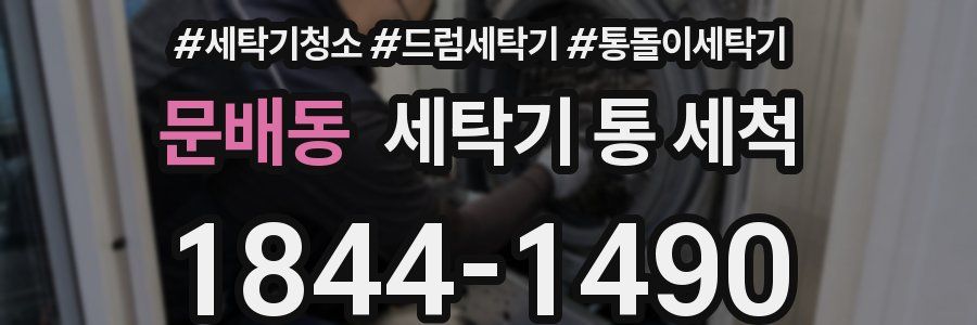 문배동 세탁기 통 세척