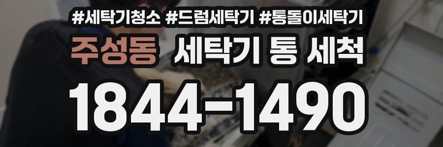 주성동 세탁기 통 세척