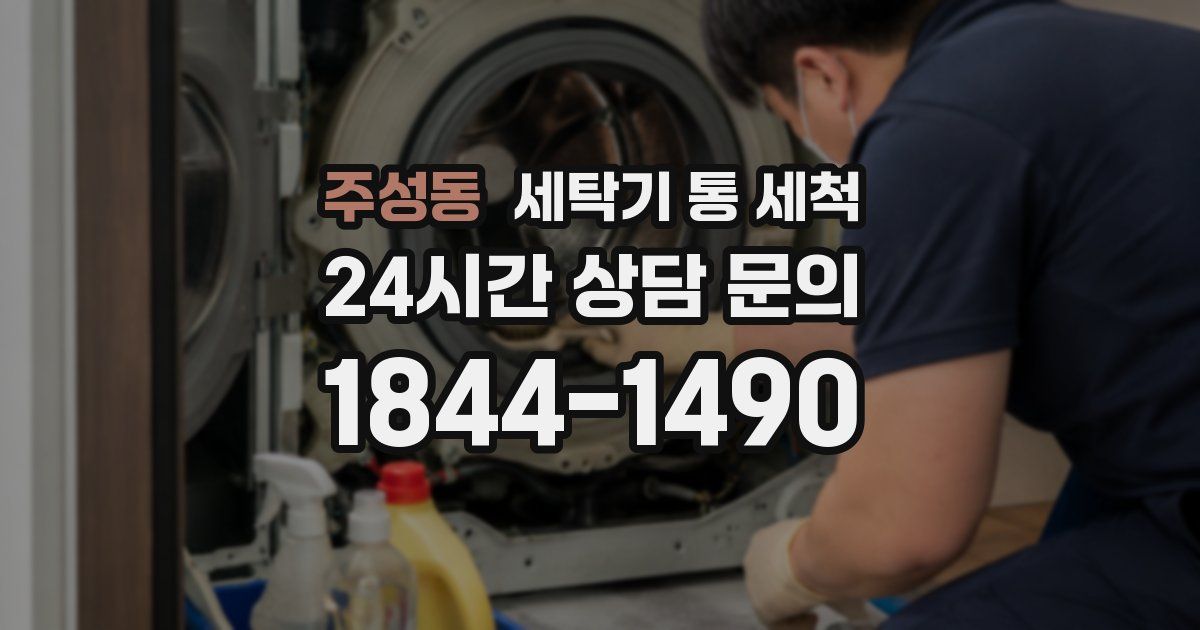 주성동 세탁기 통 세척