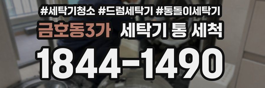 금호동3가 세탁기 통 세척