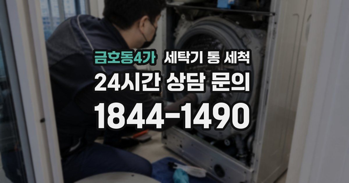 금호동4가 세탁기 통 세척