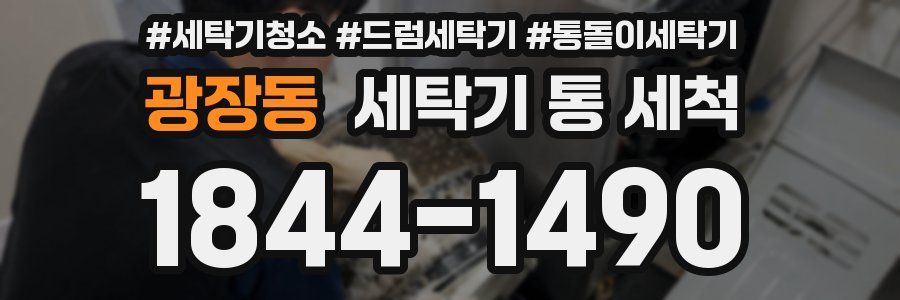 광장동 세탁기 통 세척