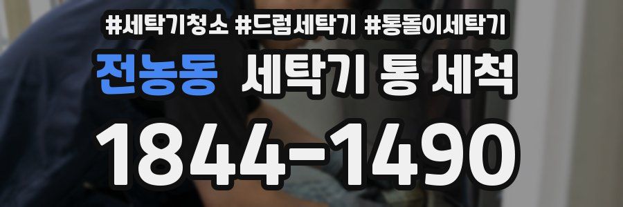 전농동 세탁기 통 세척