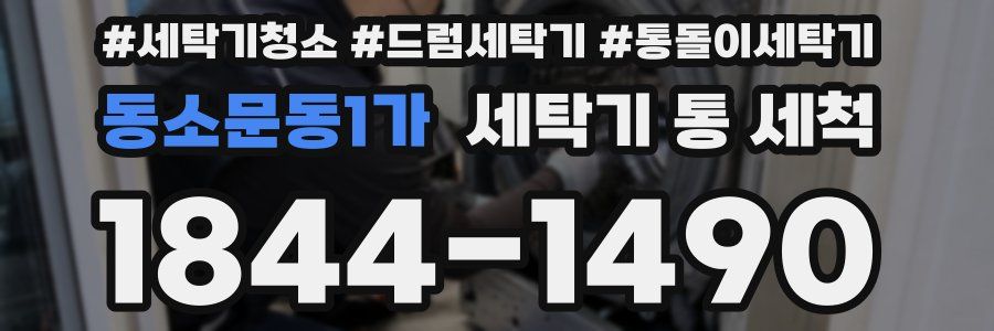 동소문동1가 세탁기 통 세척