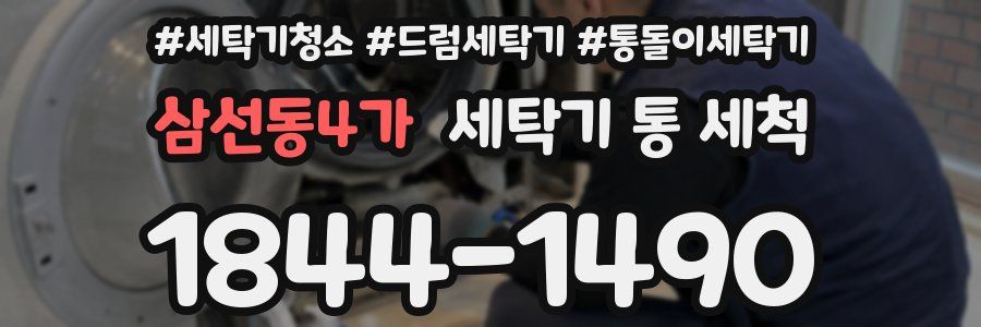 삼선동4가 세탁기 통 세척