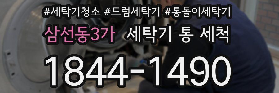 삼선동3가 세탁기 통 세척
