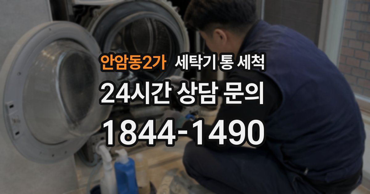 안암동2가 세탁기 통 세척