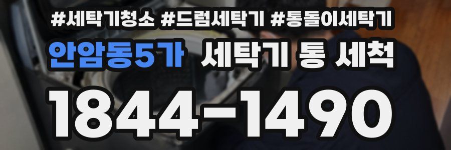 안암동5가 세탁기 통 세척