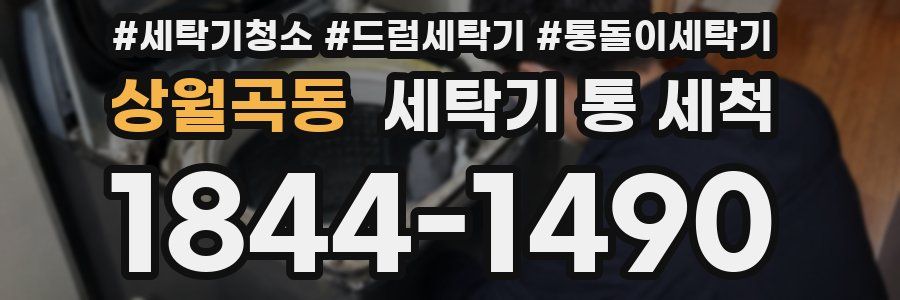 상월곡동 세탁기 통 세척