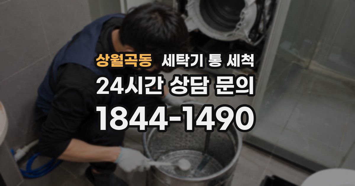 상월곡동 세탁기 통 세척