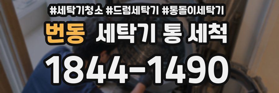 번동 세탁기 통 세척