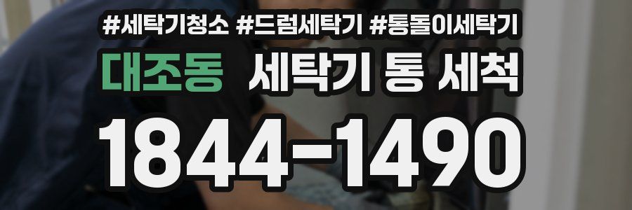 대조동 세탁기 통 세척