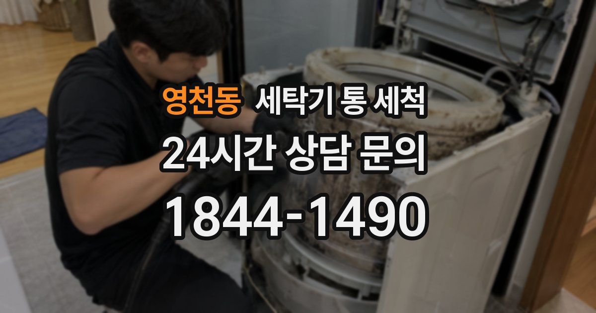 영천동 세탁기 통 세척