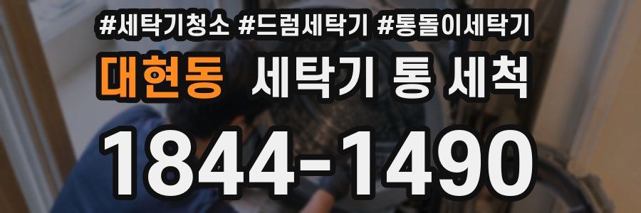 대현동 세탁기 통 세척