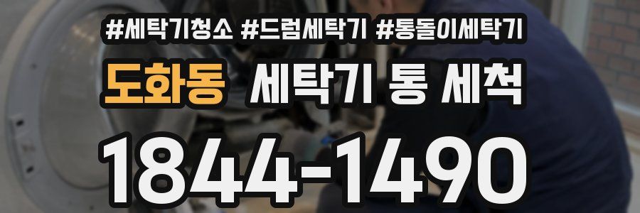 도화동 세탁기 통 세척