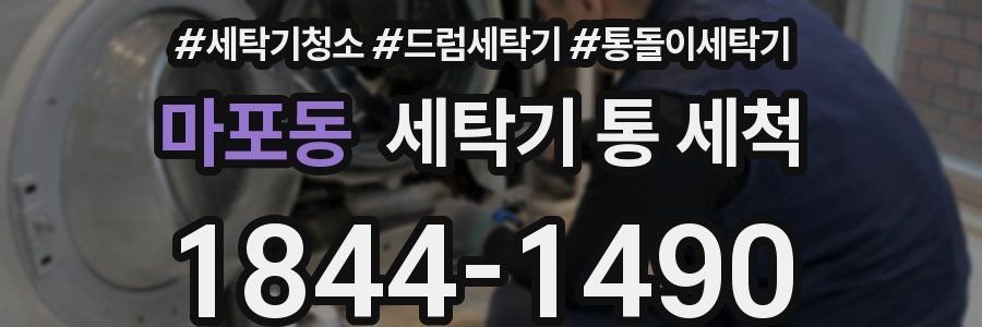 마포동 세탁기 통 세척