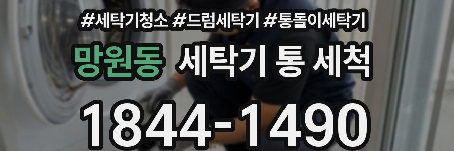 망원동 세탁기 통 세척