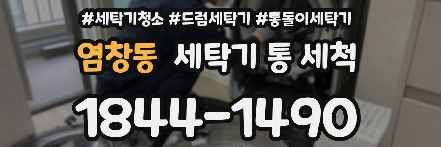 염창동 세탁기 통 세척
