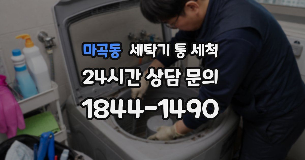 마곡동 세탁기 통 세척