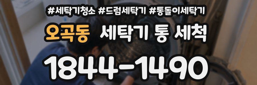 오곡동 세탁기 통 세척