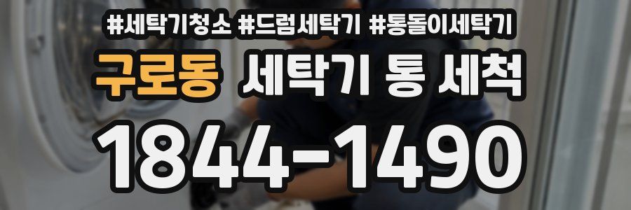 구로동 세탁기 통 세척