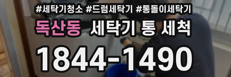 독산동 세탁기 통 세척