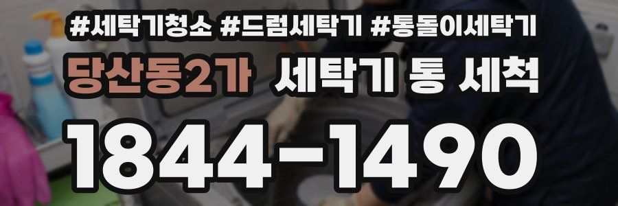 당산동2가 세탁기 통 세척