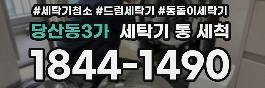 당산동3가 세탁기 통 세척