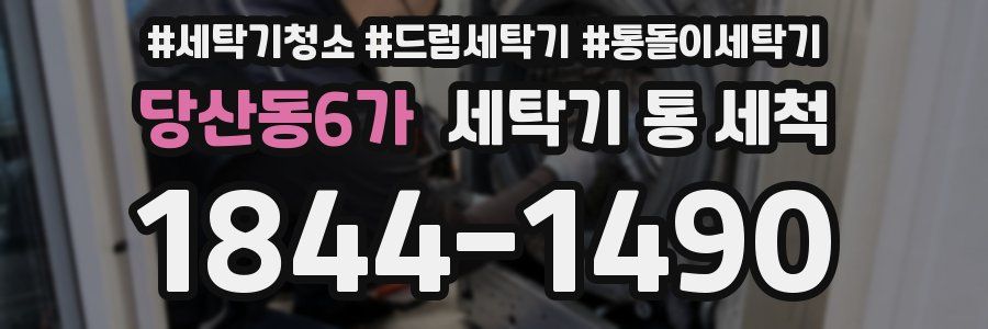 당산동6가 세탁기 통 세척