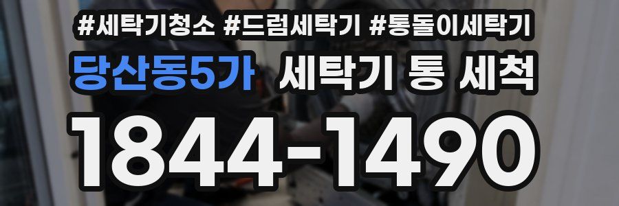 당산동5가 세탁기 통 세척