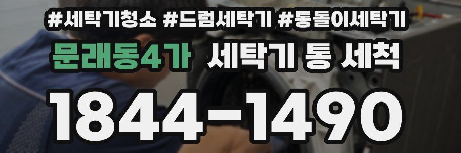 문래동4가 세탁기 통 세척