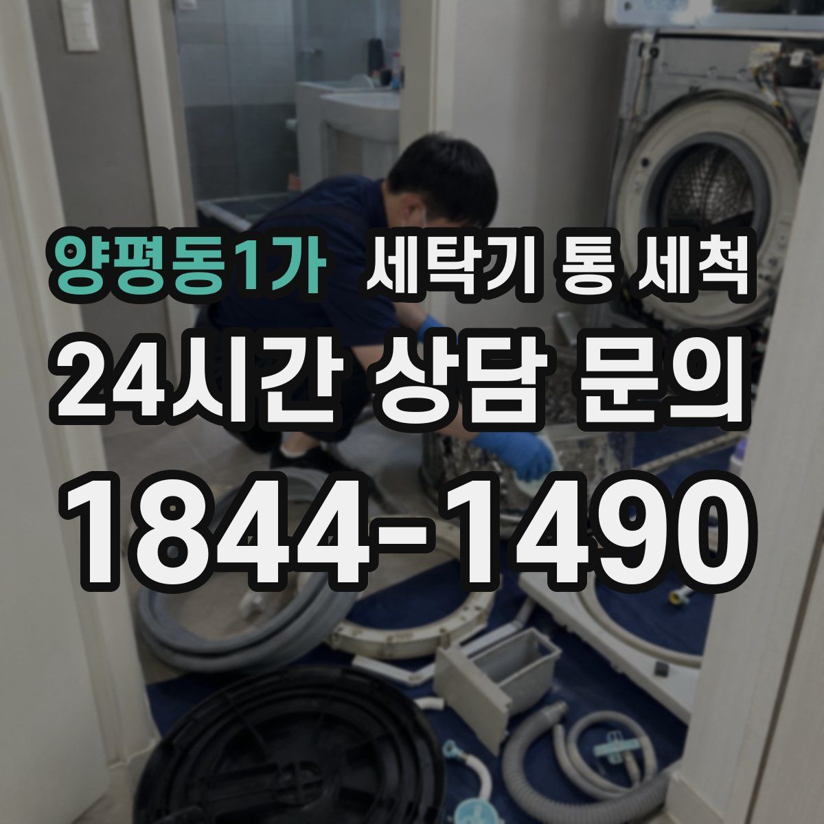 양평동1가 세탁기 통 세척