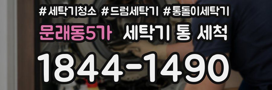 문래동5가 세탁기 통 세척