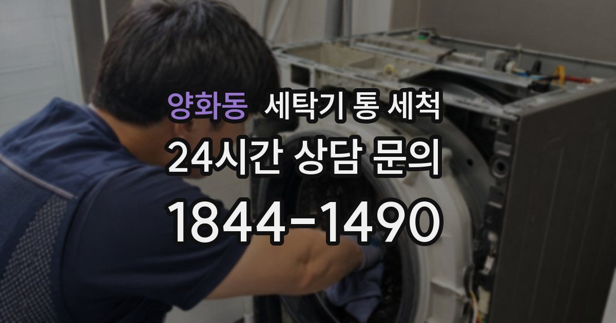 양화동 세탁기 통 세척