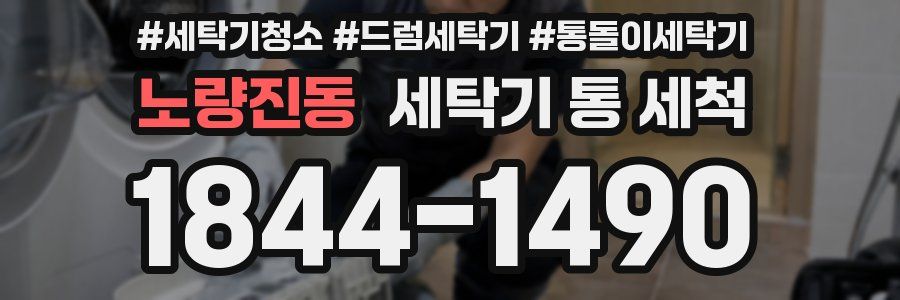 노량진동 세탁기 통 세척
