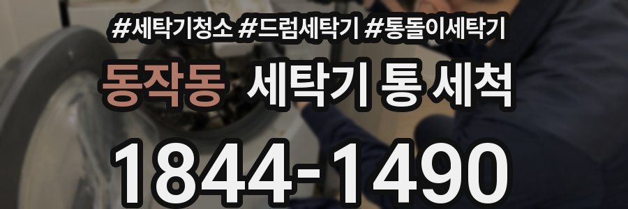 동작동 세탁기 통 세척