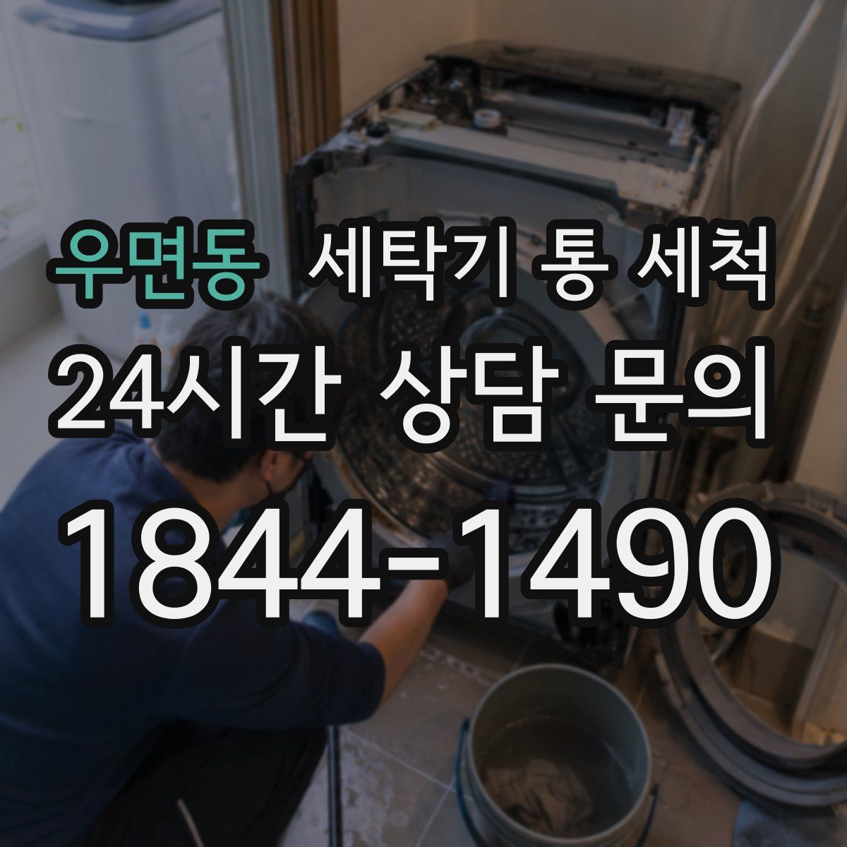 우면동 세탁기 통 세척