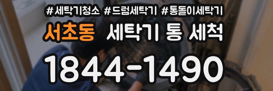 서초동 세탁기 통 세척