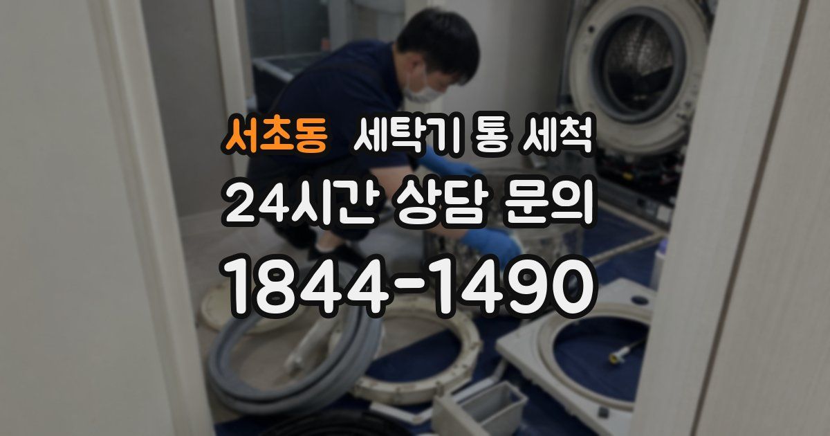 서초동 세탁기 통 세척