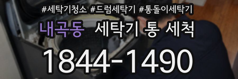 내곡동 세탁기 통 세척