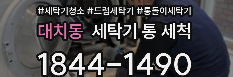대치동 세탁기 통 세척