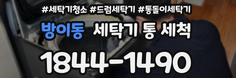 방이동 세탁기 통 세척