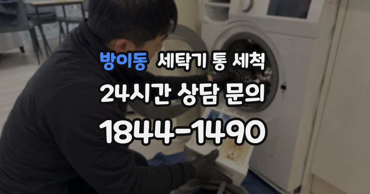 방이동 세탁기 통 세척