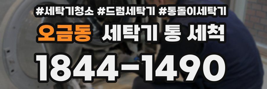 오금동 세탁기 통 세척