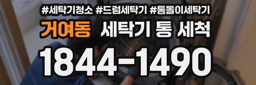 거여동 세탁기 통 세척