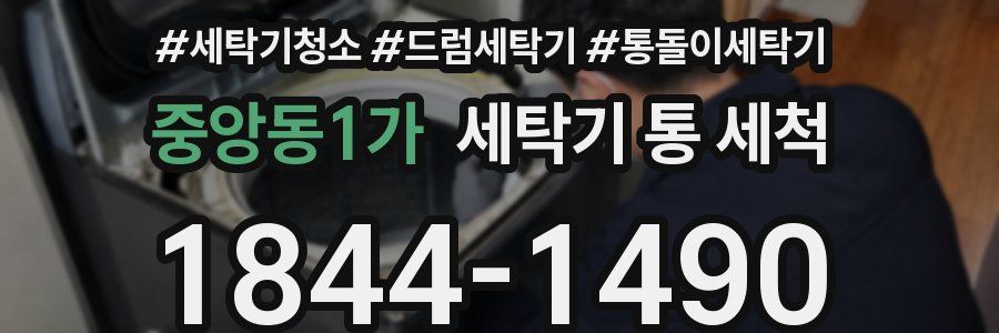 중앙동1가 세탁기 통 세척