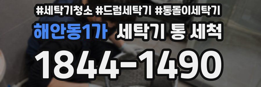 해안동1가 세탁기 통 세척
