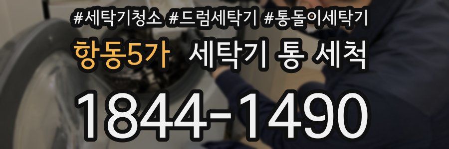 항동5가 세탁기 통 세척