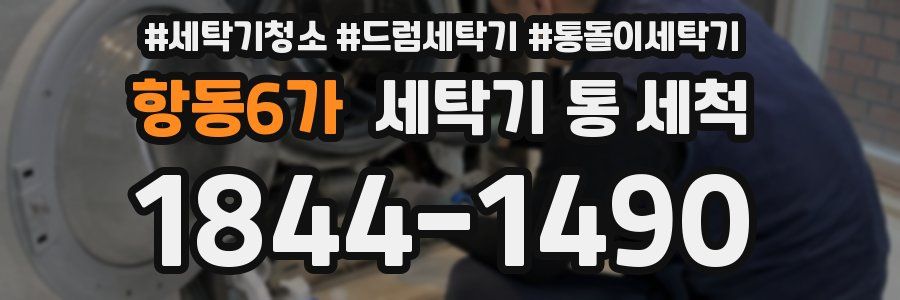 항동6가 세탁기 통 세척