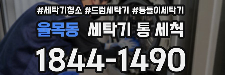 율목동 세탁기 통 세척